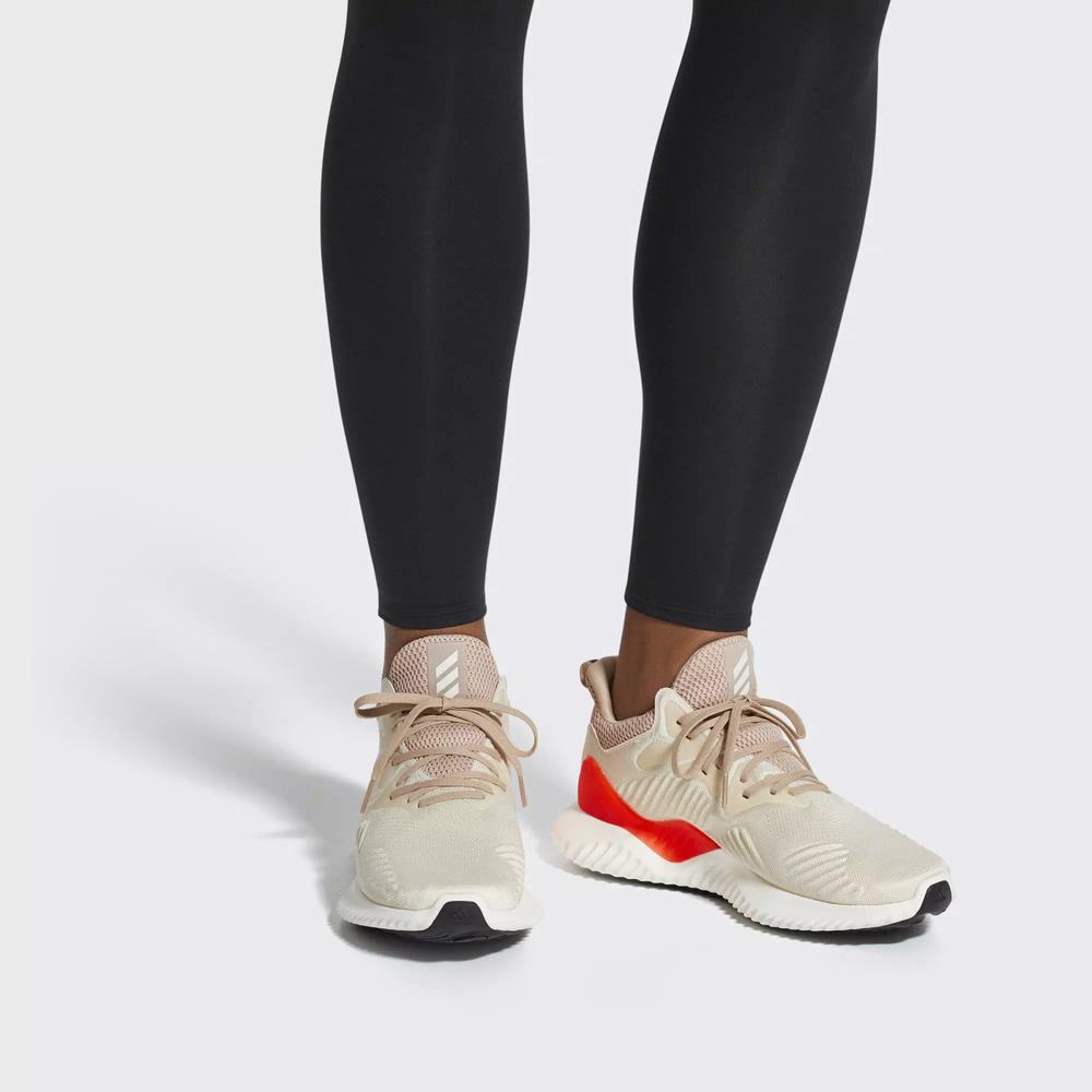 Adidas Alphabounce Beyond Tenis Para Correr Beige Para Hombre (MX-39848)